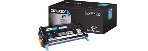 Eredeti Lexmark X560A2CG ciánkék toner