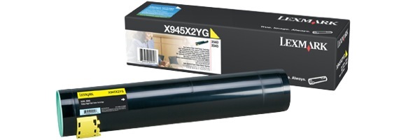 Eredeti Lexmark X945X2YG sárga toner