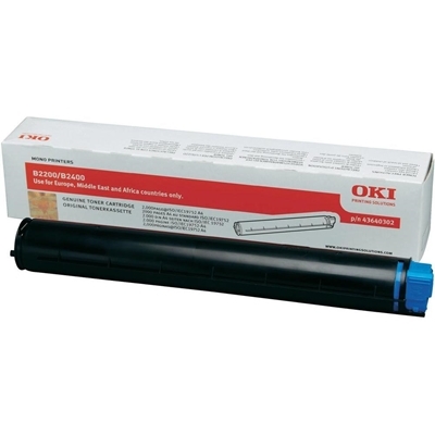 Eredeti OKI 43640302 fekete toner