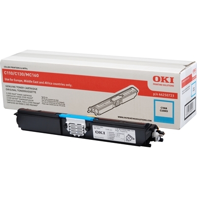 Eredeti OKI 44250723 nagy kapacitású ciánkék toner