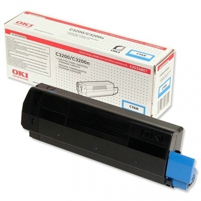Eredeti OKI 43034807 ciánkék toner
