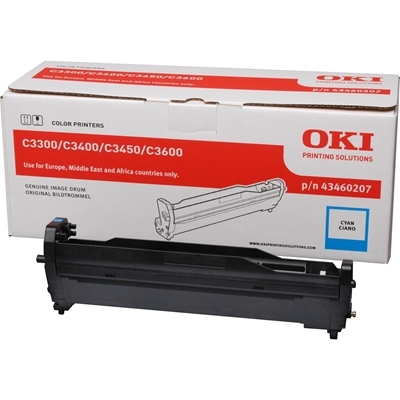 Eredeti OKI 43460207 ciánkék dob