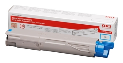 Eredeti OKI 43459371 ciánkék toner