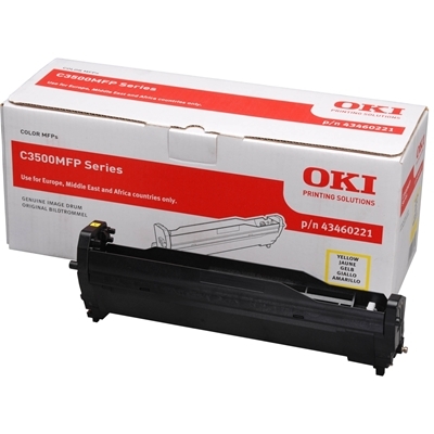 Eredeti OKI 43460221 sárga dob