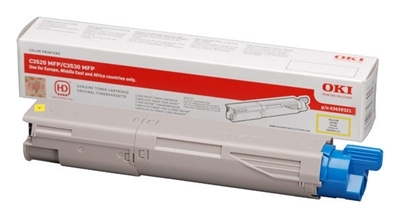 Eredeti OKI 43459369 sárga toner