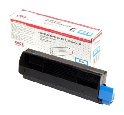Eredeti OKI 42127456 nagy kapacitású ciánkék toner