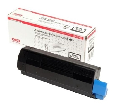 Eredeti OKI 42127457 nagy kapacitású fekete toner