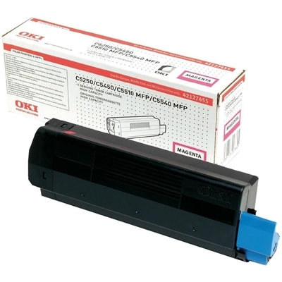 Eredeti OKI 42127455 nagy kapacitású magenta toner