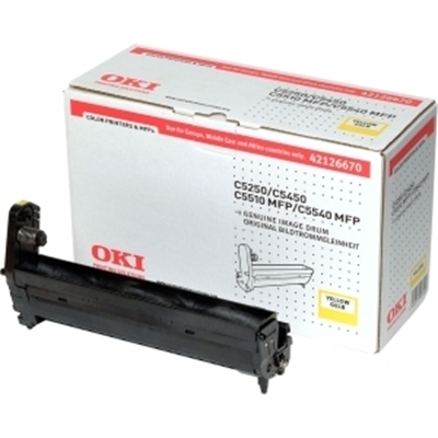 Eredeti OKI 42126670 sárga dob