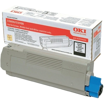 Eredeti OKI 43324424 fekete toner