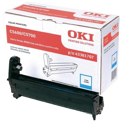 Eredeti OKI 43381707 ciánkék dob