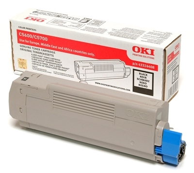 Eredeti OKI 43324408 fekete toner