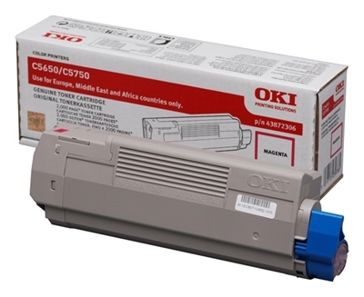 Eredeti OKI 43872306 magenta toner