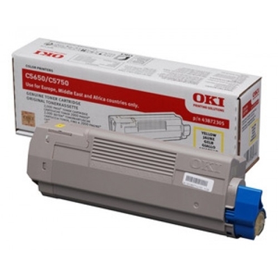 Eredeti OKI 43872305 sárga toner