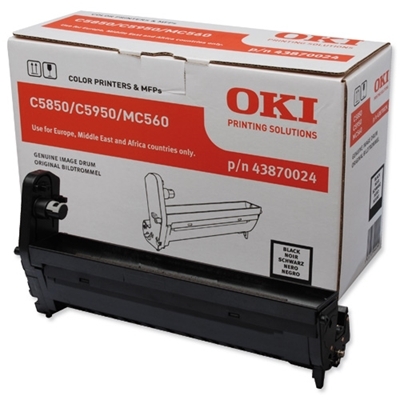 Eredeti OKI 43870024 fekete dob