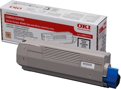 Eredeti OKI 43865724 fekete toner
