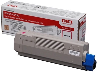 Eredeti OKI 43865722 magenta toner