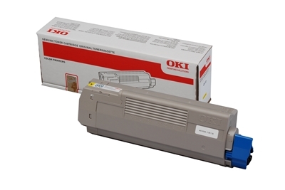 Eredeti OKI 44315305 sárga toner