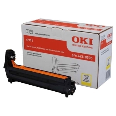 Eredeti OKI 43913805 sárga dob