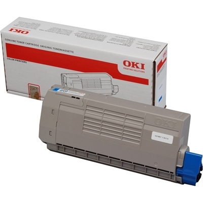 Eredeti OKI 44318607 ciánkék toner