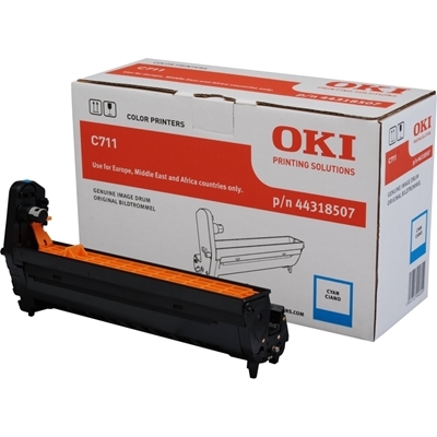 Eredeti OKI 44318507 ciánkék dob