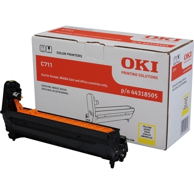 Eredeti OKI 44318505 sárga dob