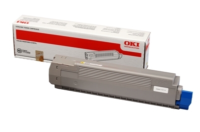 Eredeti OKI 44643001 sárga toner