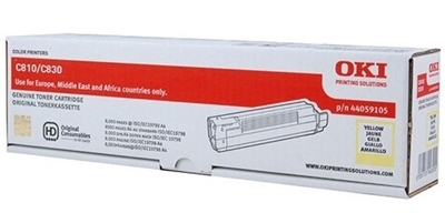 Eredeti OKI 44059105 sárga toner