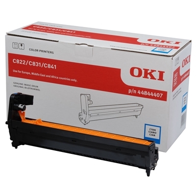 Eredeti OKI 44844407 ciánkék dob