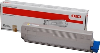 Eredeti OKI 44844505 sárga toner