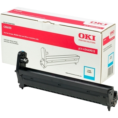Eredeti OKI 43449015 ciánkék dob