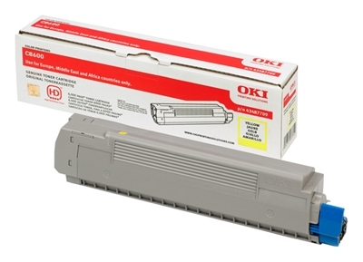 Eredeti OKI 43487709 sárga toner