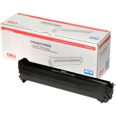 Eredeti OKI 42918107 ciánkék dob