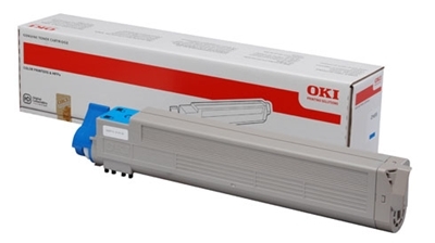 Eredeti OKI 43837131 ciánkék toner