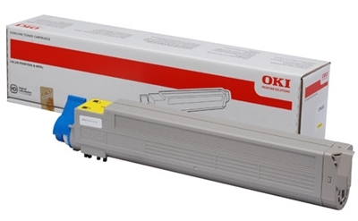 Eredeti OKI 43837129 sárga toner