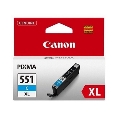Canon CLI-551C XL nagy kapacitású ciánkék patron (6444B001) eredeti