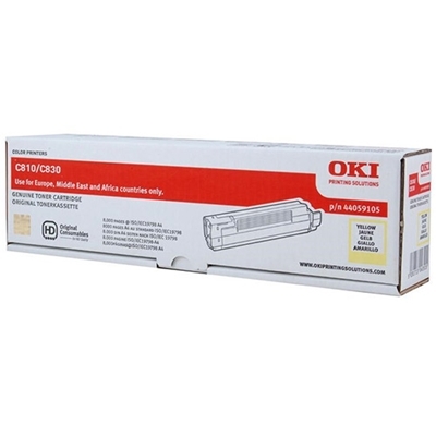 Eredeti OKI 44059165 sárga toner