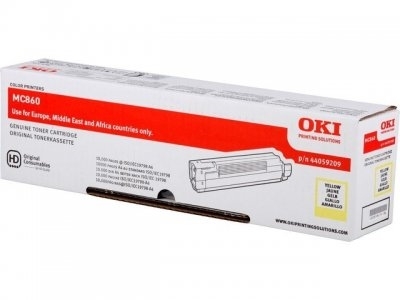 Eredeti OKI 44059209 sárga toner