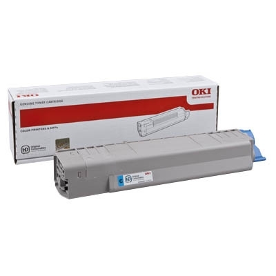 Eredeti OKI 44059255 nagy kapacitású ciánkék toner