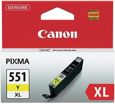 Canon CLI-551Y XL nagy kapacitású sárga patron (6446B001) eredeti