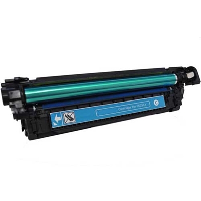 Utángyártott HP CE251A ciánkék toner
