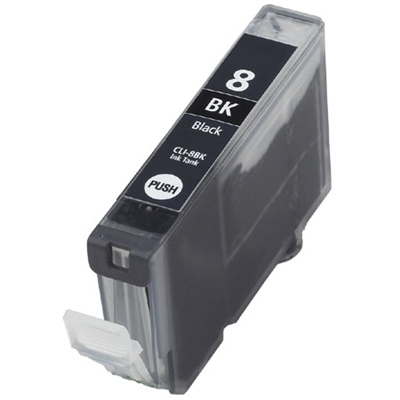 Utángyártott Canon CLI-8BK fekete patron (chipes)