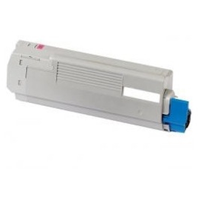 Utángyártott OKI-43865722 sárga toner