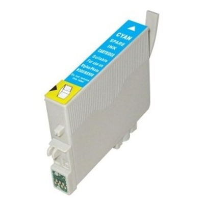 Utángyártott Epson T0802 ciánkék patron