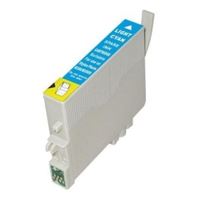 Utángyártott Epson T0805 világos ciánkék patron