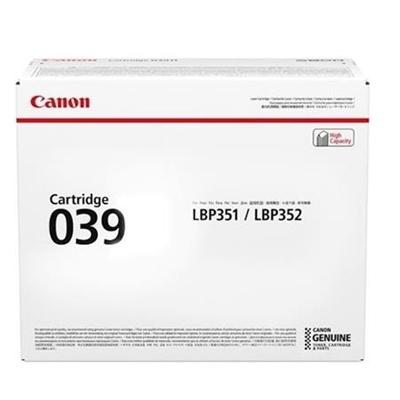 Canon 039 fekete toner (0287C001) eredeti