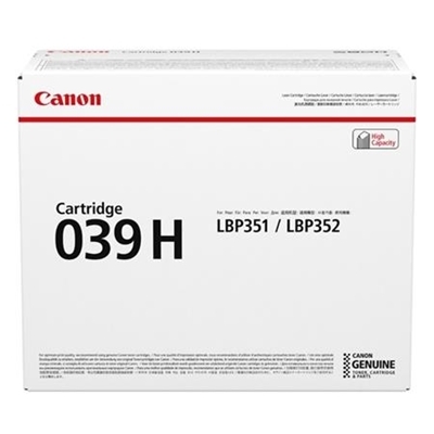 Canon 039H nagy kapacitású fekete toner (0288C001) eredeti