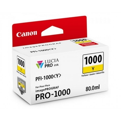 Canon PFI-1000 sárga patron (0549C001) eredeti
