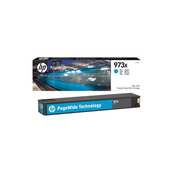 HP 973X nagy kapacitású ciánkék PageWide patron (F6T81AE) eredeti