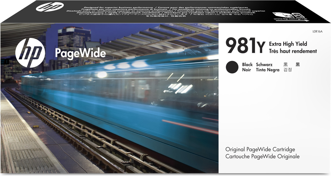 HP 981Y extra nagy kapacitású fekete PageWide patron (L0R16A) eredeti